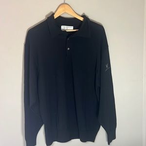 Vintage Lyle & Scott long sleeve golf shirt